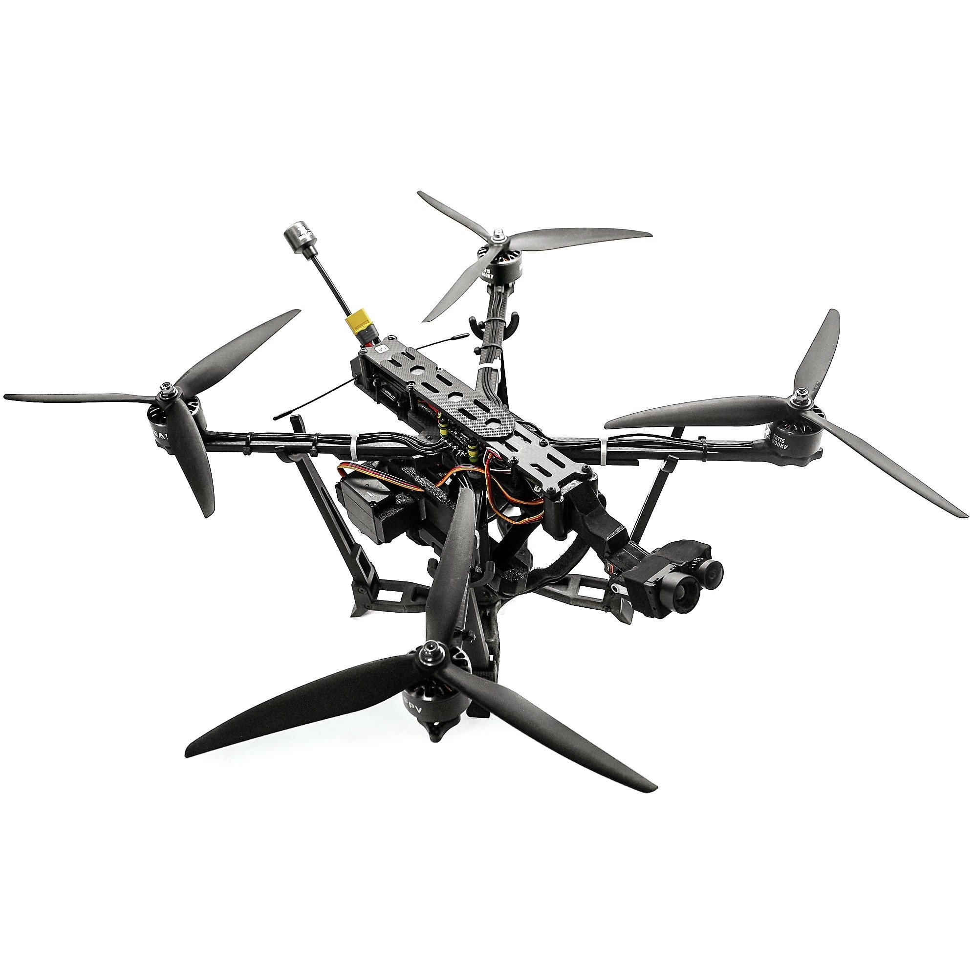 FPV ԱԹՍ ջերմադիտակով 10 դյույմ 750MHz 1.2GHz